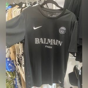 NIKE/ Balmain Paris Saint-Germain Dri-Fit Football Jersey Shirt